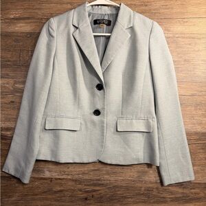 Kasper Women's Soft Blue Gray Blazer